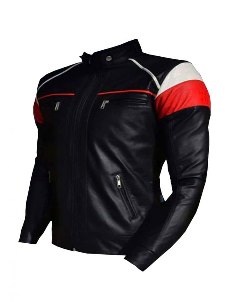 chaqueta hombre de cuero sintetico monaco syk wear