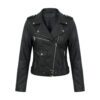 Chamarra Para Mujer Rockera Cuerotex