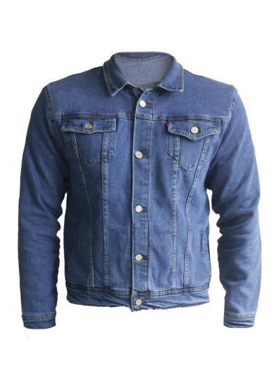 chaqueta de jean clasica hombre azul syk wear