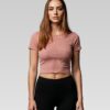 Blusa Basica Corta En Rib Unicolor - Imagen 6