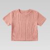 Blusa Basica Corta En Rib Unicolor - Imagen 3