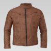 chaqueta cuerotex miel denver