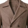 Gaban abrigo para hombre miel detalle 2