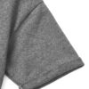 Camiseta Con Capota Gris Oversize Detalle