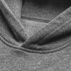 Camiseta Con Capota Gris Oversize Detalle