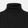 Buzo Saco Cuello Tortuga Negro Corto - Imagen 4