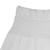 Mini Falda Plisada Pretina Ancha Blanca - Imagen 2