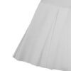 Mini Falda Plisada Pretina Ancha Blanca - Imagen 3