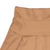 Mini Falda Plisada Pretina Ancha Beige - Imagen 4