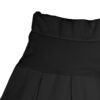 Mini Falda Plisada Pretina Ancha Negra - Imagen 3